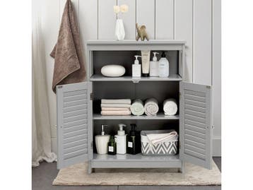 Coast Badkamerkast - Dubbele Deur - Open Plank - 60 x 30,5 x, Verzenden, Nieuw