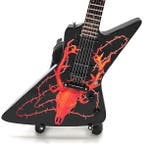 Miniatuur replica ESP Elk Skull gitaar J Hetfield Metallica, Ophalen of Verzenden, Nieuw, Pop, Beeldje of Miniatuur