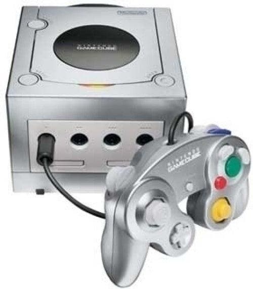 Nintendo Gamecube Zilver + Controller, Spelcomputers en Games, Spelcomputers | Nintendo GameCube, Zo goed als nieuw, Ophalen of Verzenden
