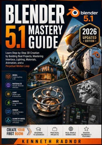9789403897066 Blender 5.1 Mastery Guide Kenneth Radnor, Boeken, Verzenden, Nieuw, Kenneth Radnor