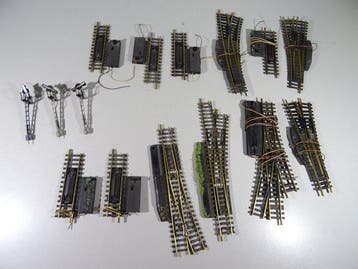 Fleischmann H0 - Modeltreinsporen (12) - 6 elektrische, Nieuw