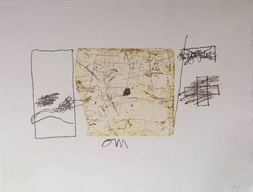 Antoni Tapies (1923-2012) - Abstract composition