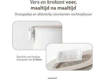 Revo-loo Flow & Chow - Drinkfontein Automatische Voerbak Set, Verzenden, Zo goed als nieuw