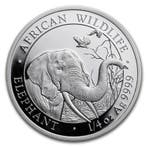 Somalische Olifant 1/4 oz 2018, Verzenden, Overige landen, Losse munt, Zilver