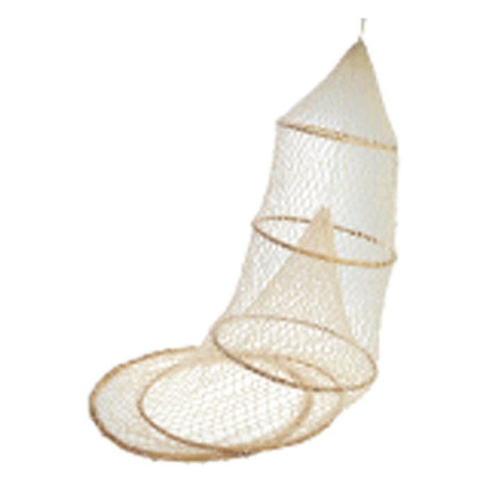 Naturel fuik 5 ringen 125 cm - Maritiem deco overig, Huis en Inrichting, Woonaccessoires | Overige, Verzenden