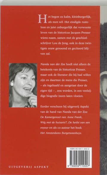 Jacques presser 9789059110557 Nel van der Zee, Boeken, Verzenden, Gelezen, Nel van der Zee