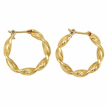 UnoAErre - Oorbellen - 18 karaat Geel goud, Witgoud -, Sieraden, Tassen en Uiterlijk, Nieuw