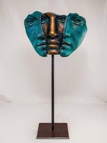 Salvatore Alibrio - Symbiosis - bronze effect