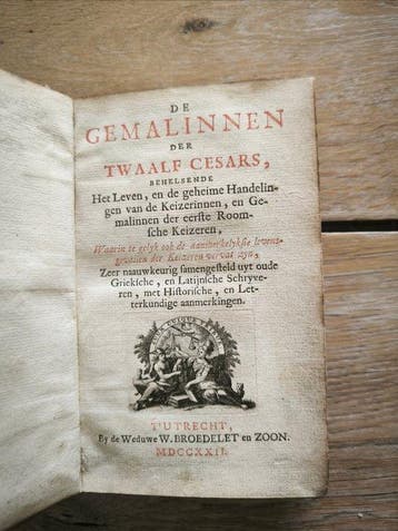Onbekend - De Gemalinnen der Twaalf Cesars - 1722