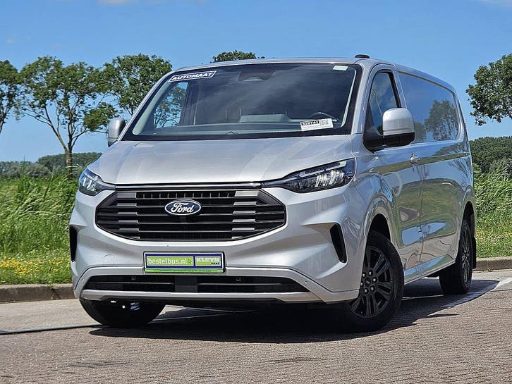 Ford Transit Custom 2.0, Auto's, Bestelauto's, Lease, Automaat, Financial lease, Zilver of Grijs, Ford, Diesel, Euro 6, Gebruikt