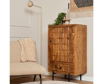 Kabinet Kast Brandy | 1 deur 1 lade, Ophalen of Verzenden, Nieuw