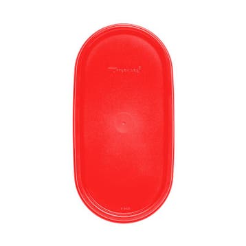 Tupperware RuimteSpaarder Voorraadbus Deksel Zonder Klepjes, Ophalen of Verzenden, Nieuw, Rood