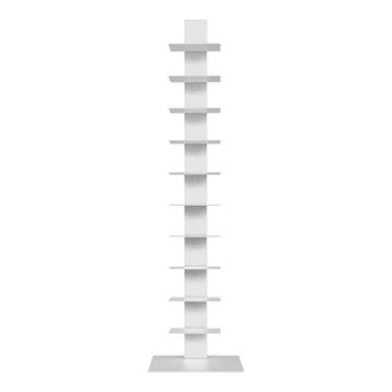 Boekenkast Eksjö schap 150x39x39 cm wit [en.casa], Verzenden, Nieuw
