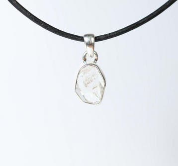 Herkimer-diamant Hanger / nieuw- 1.82 g - (1)