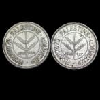 Palestina. 50 Mils 1935-1942 (2 monedas) (Zonder, Postzegels en Munten