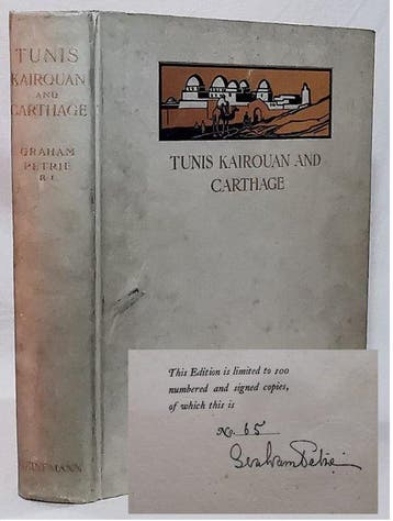 Graham Petrie - Tunis, Kairouan And Carthage [Signed,
