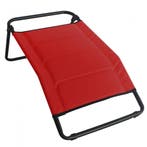 ViaMondo Premium Voetenbank Rosso, Caravans en Kamperen, Kampeeraccessoires, Ophalen of Verzenden, Nieuw