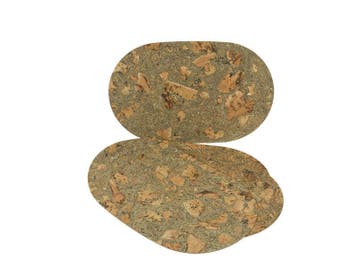 Kurk placemats set 4 stuks - Twist Green, Ophalen of Verzenden, Nieuw