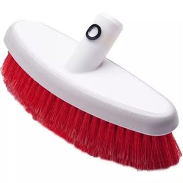 Sjippie bezem wasborstel rood zuurbestendig 27cm, Ophalen of Verzenden, Nieuw, Overige typen