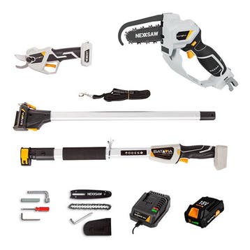 Accu snoeiset | Batavia | Pruning Power Set | 3-in-1, Tuin en Terras, Hand-tuingereedschap, Verzenden, Nieuw, Batavia