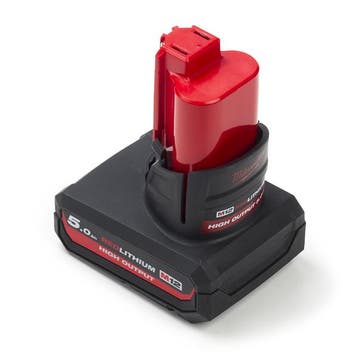 Milwaukee M12 HB5 High Output / 4932480165 accu, origineel, Verzenden, Nieuw