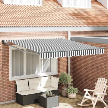 vidaXL Luifel uittrekbaar 3x2,5 m stof en aluminium, Verzenden, Nieuw