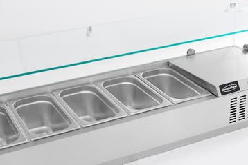 Combisteel Opzetkoelvitrine | 6x 1/3 GN | 1500x395x435mm, Ophalen of Verzenden, Nieuw