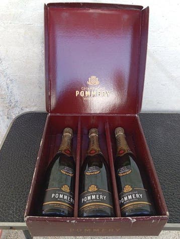 Pommery Brut Royal - Champagne - 3 Flessen (0.75 liter), Nieuw
