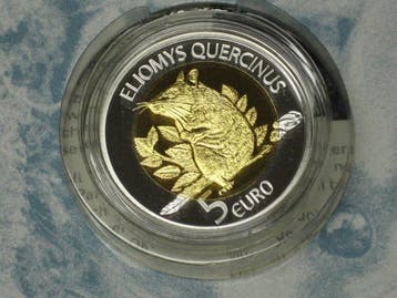 Luxemburg 5 Euro 2023 Gartenschlaefer zilver/nordisches g..., Verzenden
