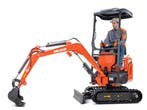 DELEKS® M100 Mini graafmachine Kraan Minigraver 1.0t KUBOTA, Ophalen of Verzenden, Graafmachine