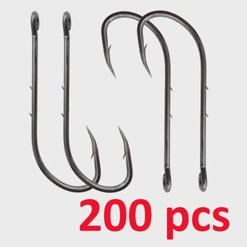 200x Karper Vis Haken - Baitholder, Barbed, Hoge Kwaliteit K, Watersport en Boten, Hengelsport | Algemeen, Verzenden, Nieuw