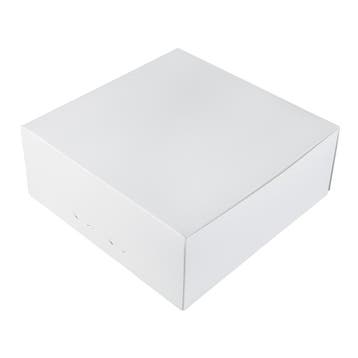 Taartdoos 25x25x10cm. Wit 50st, Verzenden, Nieuw