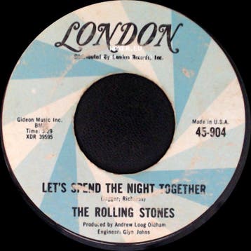 The Rolling Stones - Lets Spend The Night Together / Ruby, Verzenden, Gebruikt