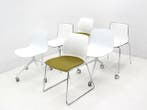 Set diverse vergaderstoelen - 6 stuks - wit - diverse, Auto-onderdelen, Ophalen of Verzenden, Gebruikt