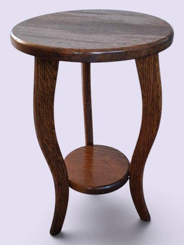Bijzettafel - Hout Eiken - Amsterdamse School look