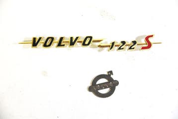 Embleem VOLVO 122 S, Auto diversen, Auto-accessoires, Ophalen of Verzenden, Nieuw