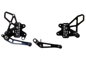 Vortex Racing 11-23 Suzuki GSX-R600,GSX-R750 Rear Set- Black, Ophalen of Verzenden