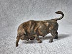 sculptuur, Le Taureau Chargeant - 6.5 cm - Brons