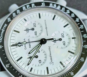 Omega x Swatch - Mission to the Moon 1965 (MINT) - Zonder, Sieraden, Tassen en Uiterlijk, Horloges | Heren, Nieuw