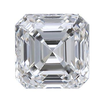 1 pcs Diamant (Natuurlijk) - 0.35 ct - Carré - E - VVS1 -, Nieuw