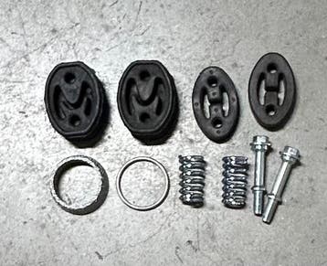 Complete uitlaat Einddemper + Middendemper Honda Civic 1.4, Auto-onderdelen, Uitlaatsystemen, Verzenden, Nieuw