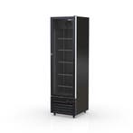 380L Luxe Display Koelkast 1 Deurs ZWART/ZWART Glasdeur, Ophalen of Verzenden, Nieuw in verpakking