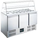 SARO Saladette met glas opbouw - ES 903 G, Zakelijke goederen, Horeca | Keukenapparatuur, Verzenden, Nieuw in verpakking, Koelen en Vriezen