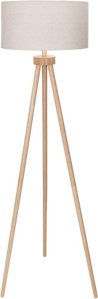 Vloerlamp - Staande lamp - 143 cm - Wit - Aigostar, Huis en Inrichting, Lampen | Vloerlampen, Verzenden, Zo goed als nieuw