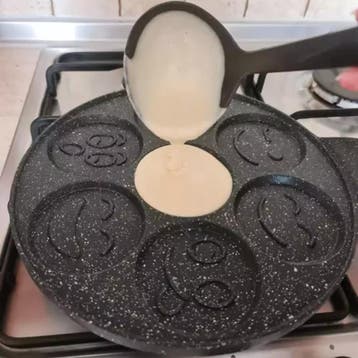Ruhhy Vrolijke Eier- en Pannenkoekenpan 26 cm - Voor een..., Ophalen of Verzenden, Nieuw