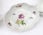 Porseleinen koffie en theeservies, Meissen, Dld 18e eeuw, Antiek en Kunst