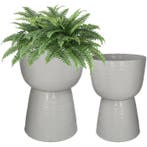 Bloempot (2) - Metaal, IJzer