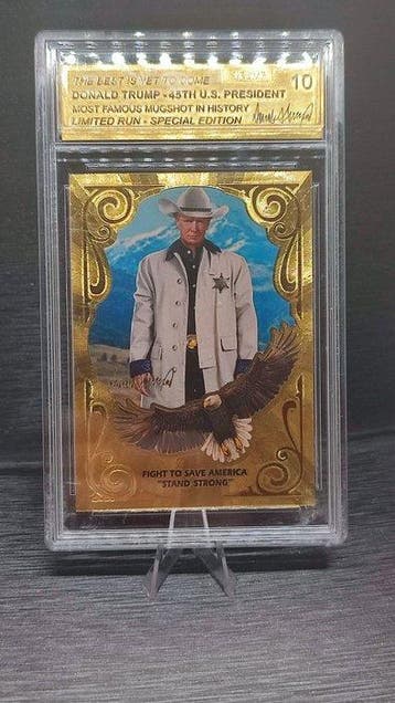TRUMP 24Ct Gold-plated - 1 Card, Verzamelen, Nieuw