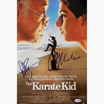 The Karate Kid - Signed by Ralph Macchio (Daniel) and, Nieuw