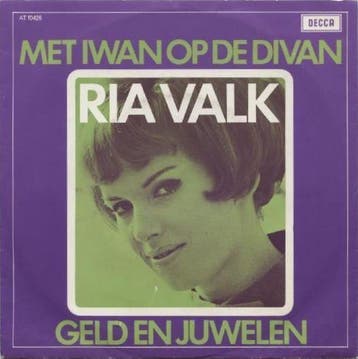 vinyl single 7 inch - Ria Valk - Met Iwan Op De Divan / G..., Verzenden, Zo goed als nieuw, 7 inch, Nederlandstalig